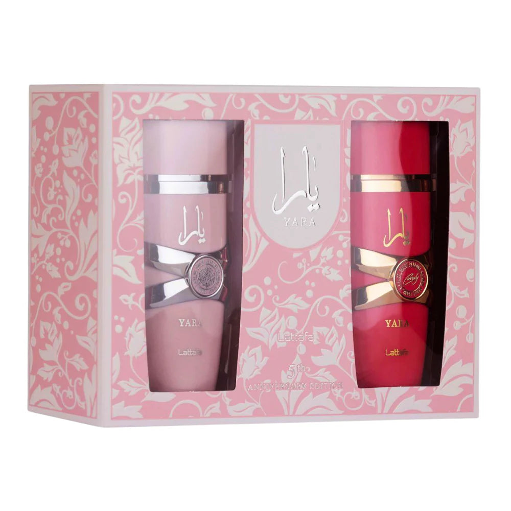 SET LATTAFA YARA 5TH ANNIVERSARY EDITION EDP 100MLX2