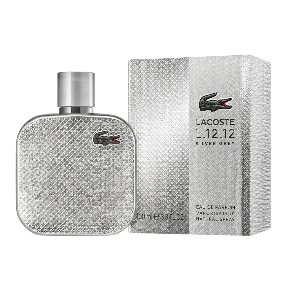 LACOSTE L.12.12 SILVER GREY EDP 100ML ( Caballero )