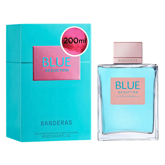 ANTONIO BANDERAS BLUE SEDUCTION FOR WOMEN EDT 200ML