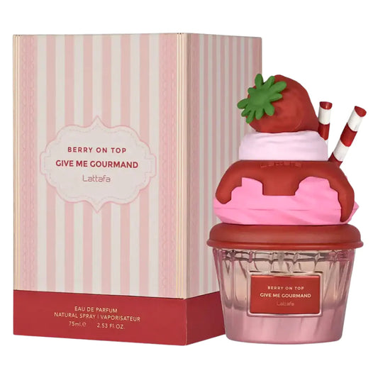 LATTAFA GIVE ME GOURMAND BERRY ON TOP EDP 75ML