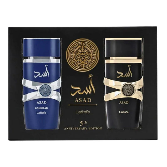 SET LATTAFA ASAD 5TH ANNIVERSARY EDITION EDP 100MLX2
